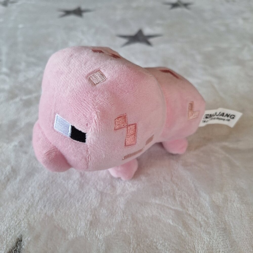 2019 Minecraft Plush Pig Stuffed Animal‎ Soft Plush Game Toy Pig toys 6" Mojang